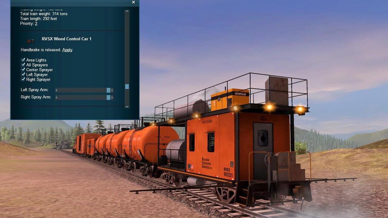 Trainz Railroad Simulator 2022: RVSX Vegetation Control Train thumbnail 2