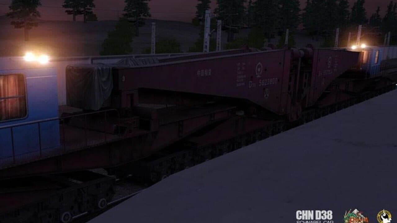 Trainz Plus: China D38 Schnabel Car - Red thumbnail 4