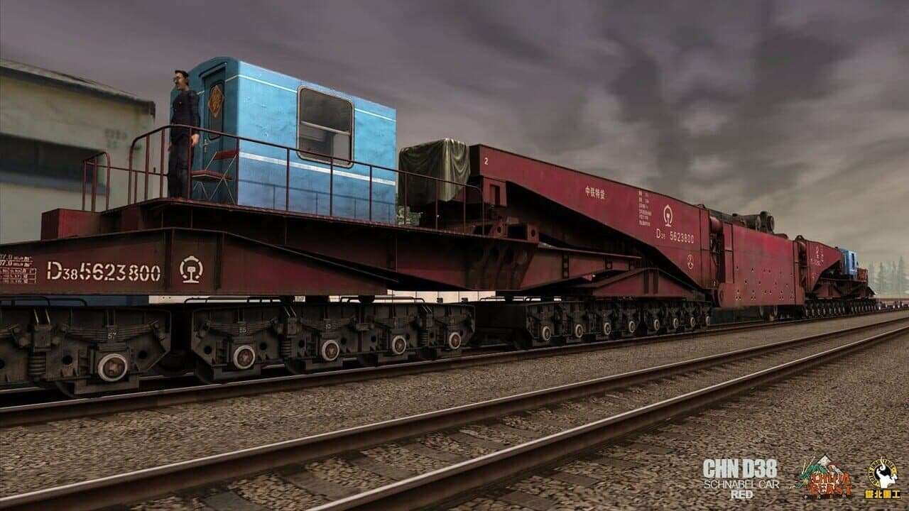 Trainz Plus: China D38 Schnabel Car - Red thumbnail 3