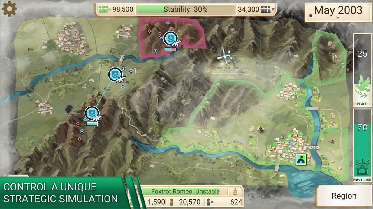 Rebel Inc. screenshot 1