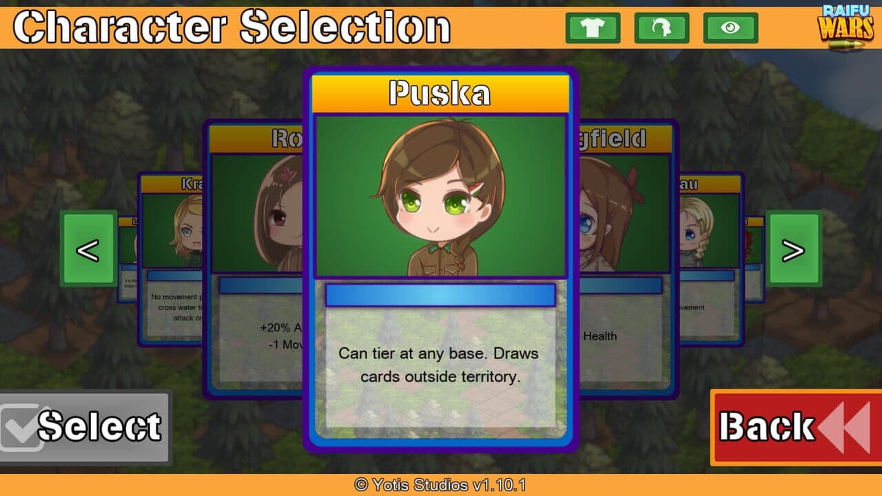 Raifu Wars: Puska Character thumbnail 4