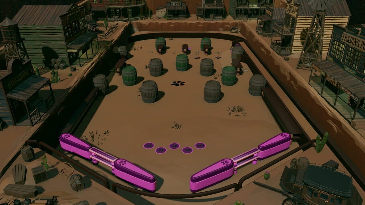 Roxy Raccoon's Pinball Panic: Wacky West screenshot 1