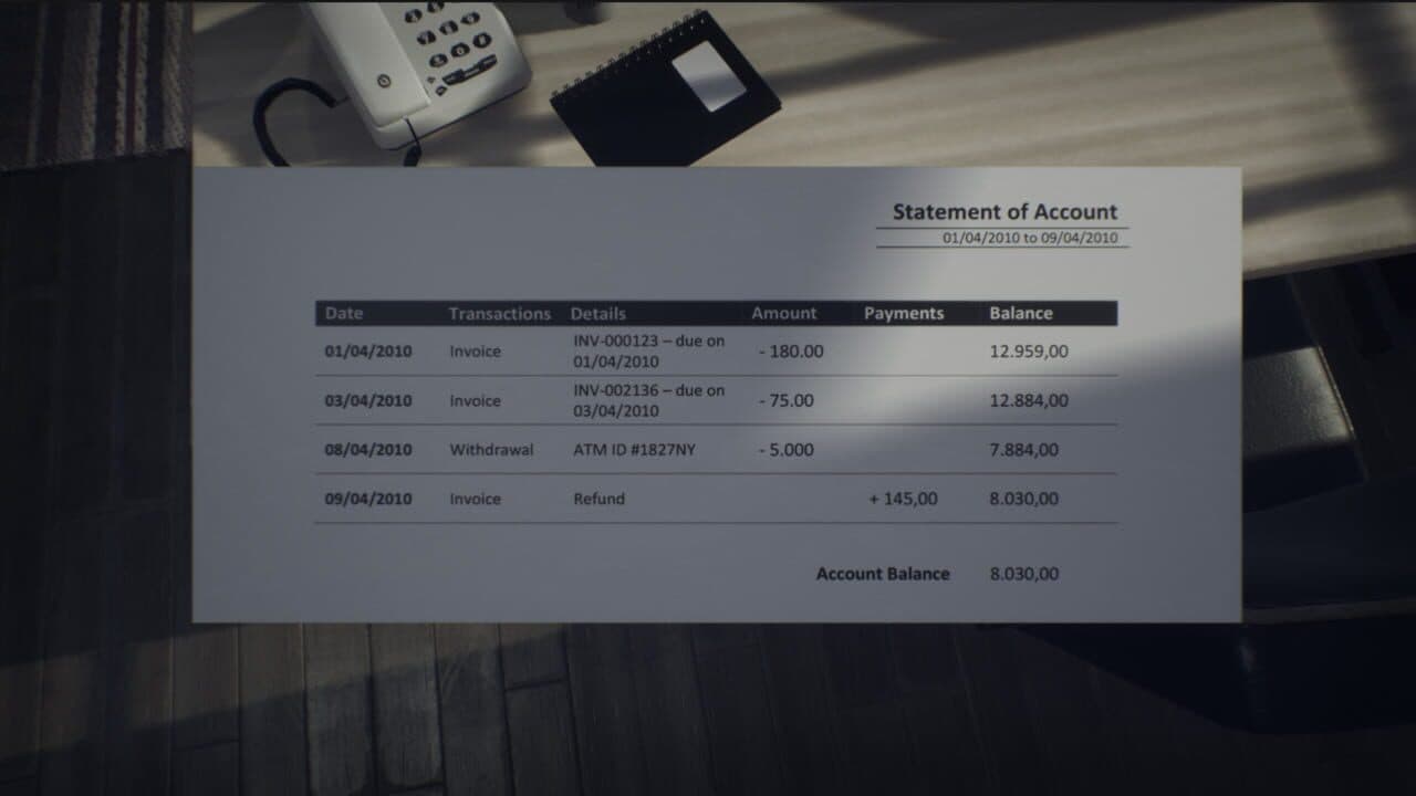 The Evidence screenshot 1