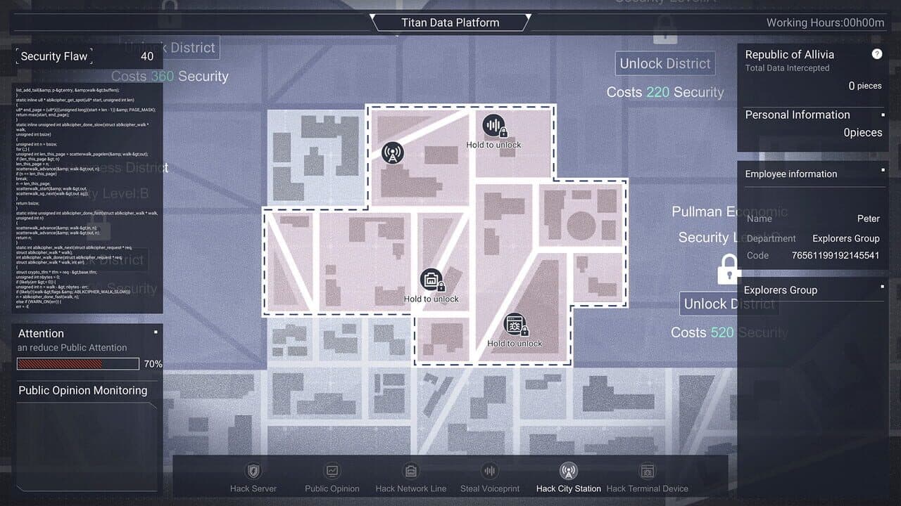 Cyber Manhunt: A Company Man of Titan screenshot 1