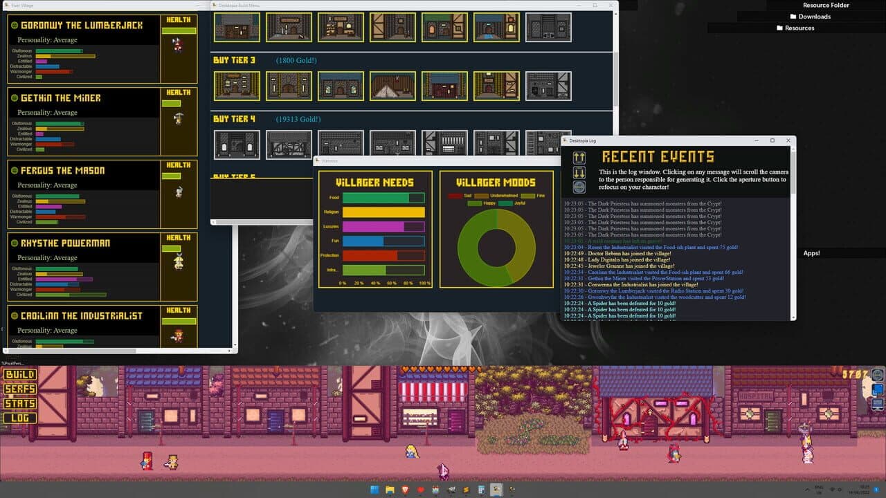 Desktopia: A Desktop Village Simulator thumbnail 3