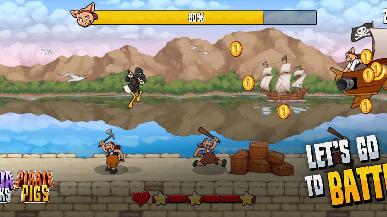 Ninja Ducks vs Pirate Pigs thumbnail 7