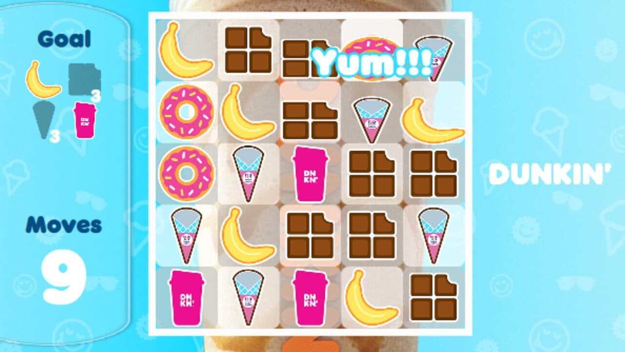 Dunkin' Match-3 screenshot 1