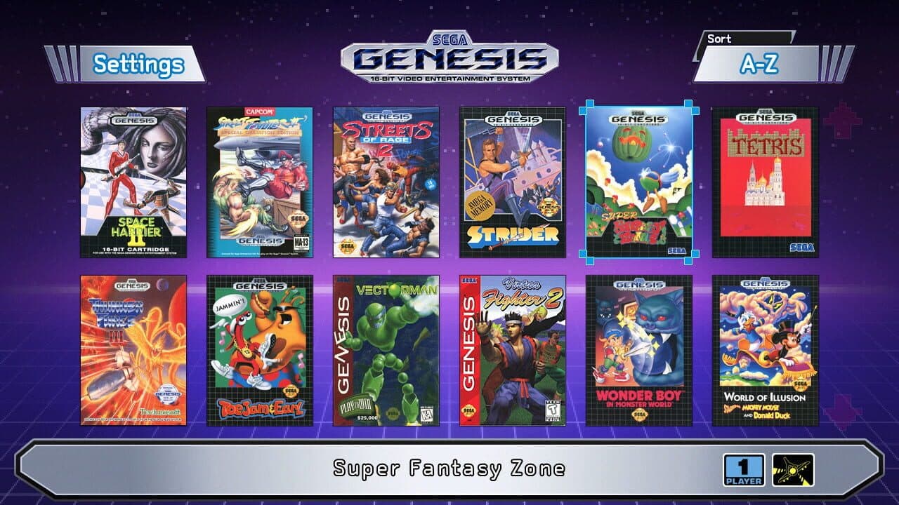 Sega Genesis Mini screenshot 1