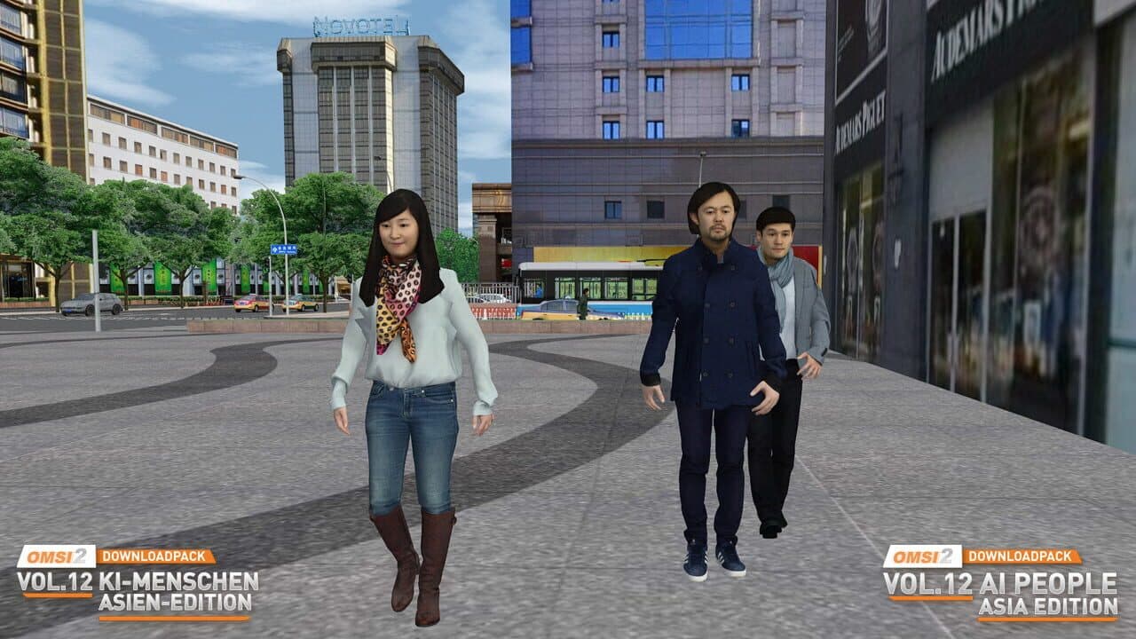 OMSI 2: Downloadpack Vol.12 - AI-People: Asia Edition thumbnail 3