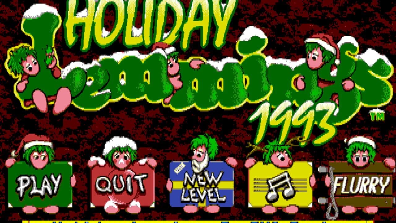 Holiday Lemmings screenshot 1