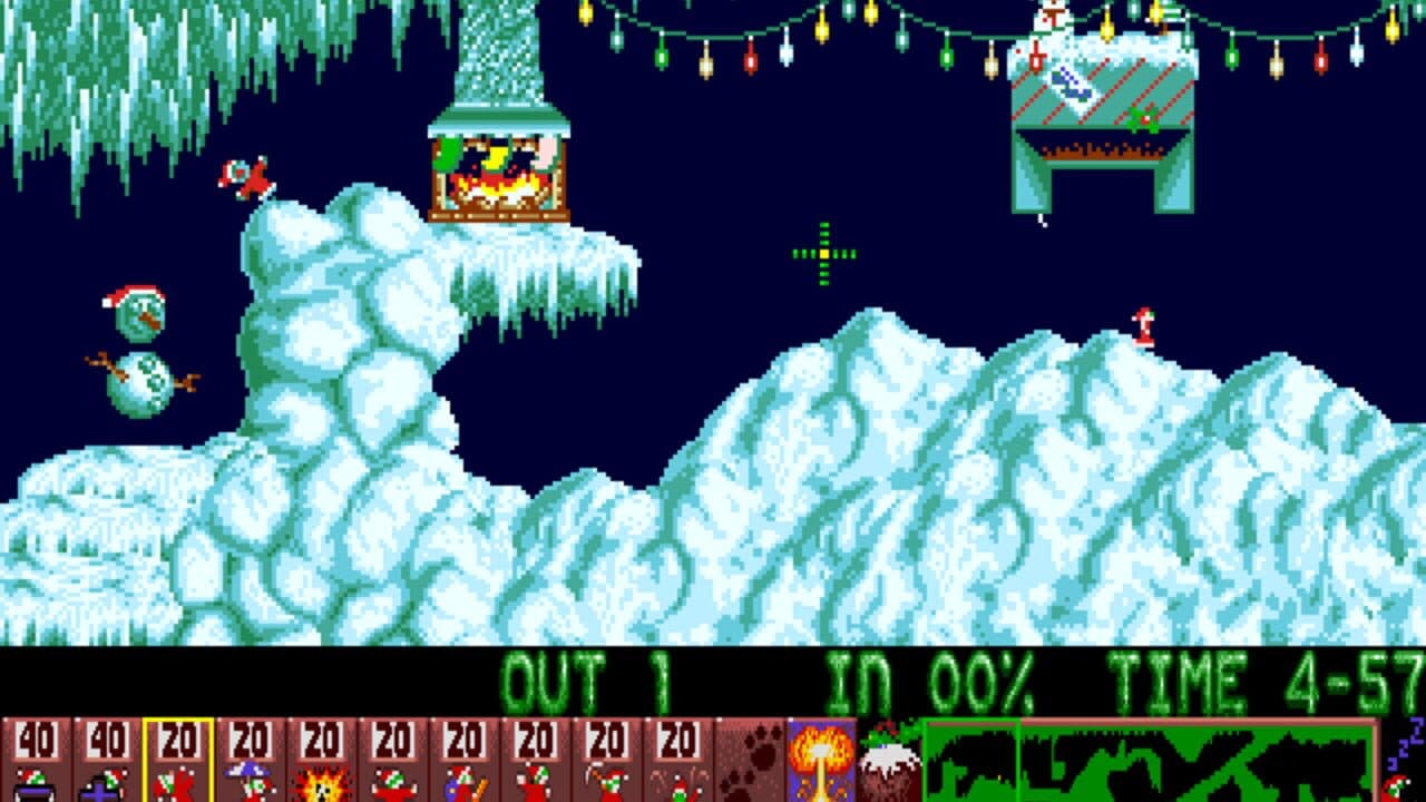 Xmas Lemmings screenshot 1