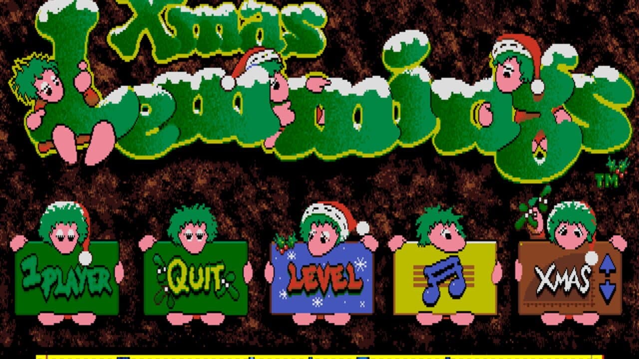 Xmas Lemmings screenshot 1