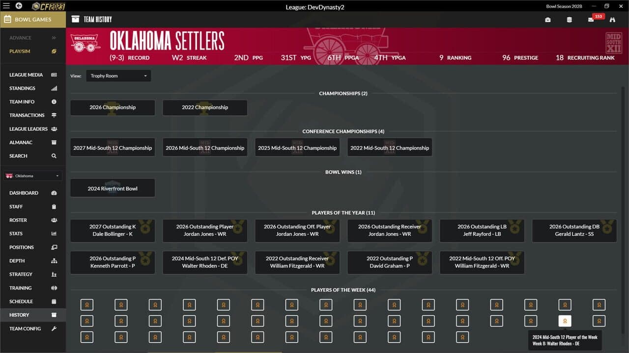 Draft Day Sports: College Football 2023 screenshot 1