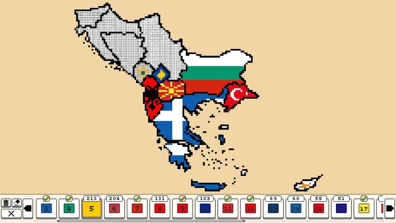 Coloring Pixels: Flag 2 Pack screenshot 1