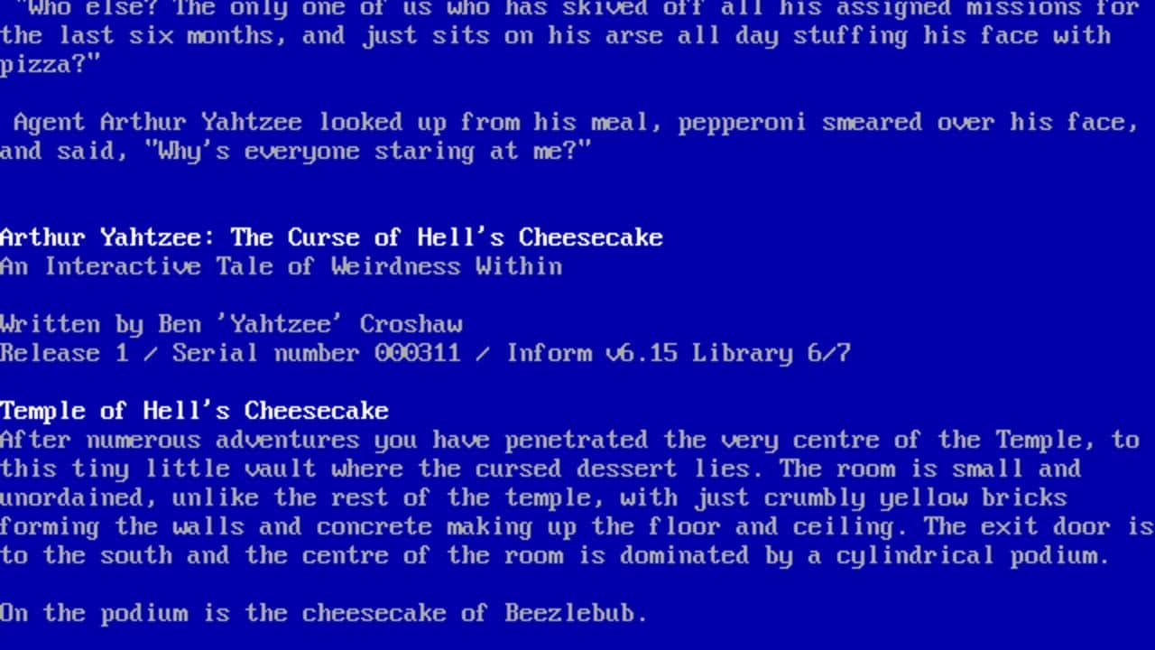 Arthur Yahtzee: The Curse of Hell's Cheesecake thumbnail 2