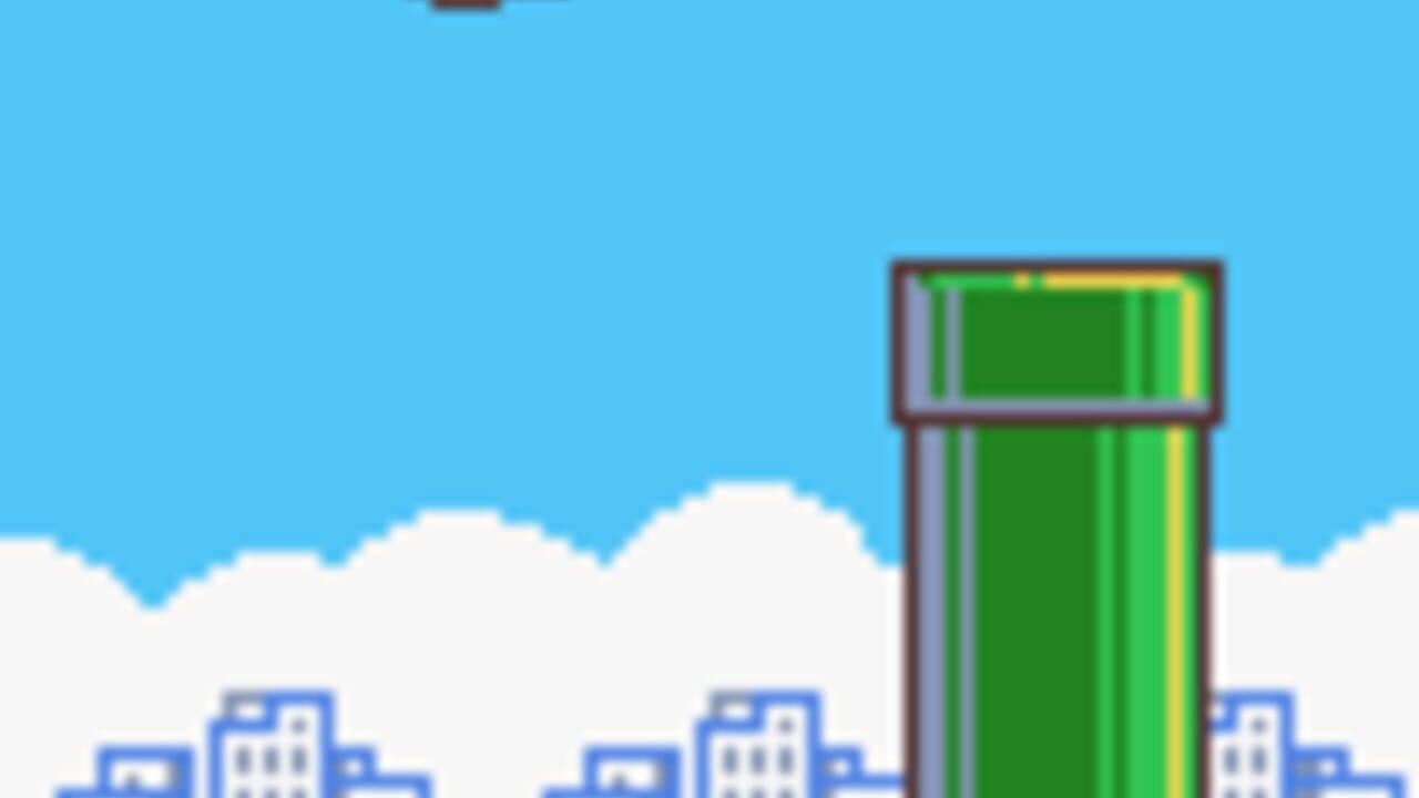 Flappy Bird: Testing screenshot 1