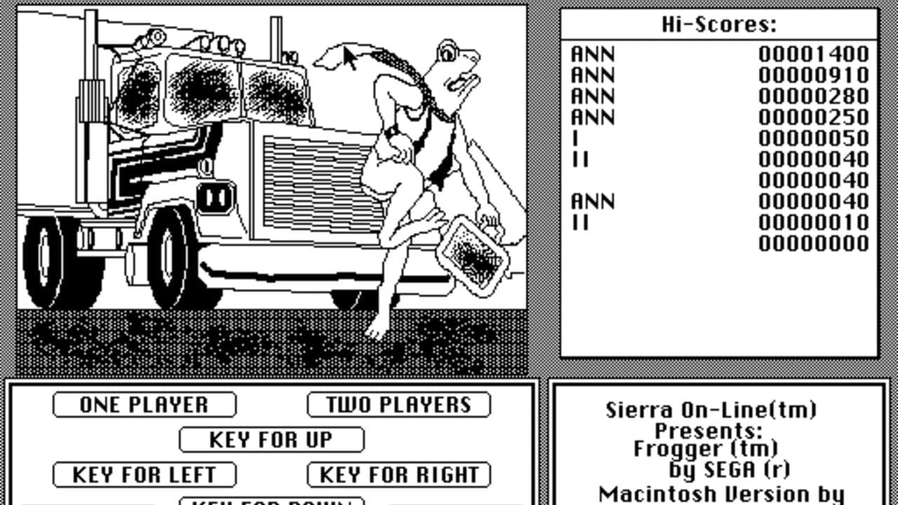 Frogger screenshot 1
