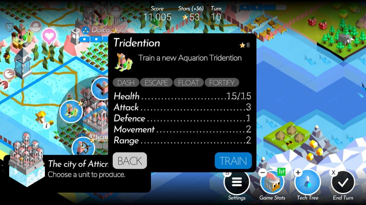 The Battle of Polytopia: Aquarion screenshot 1
