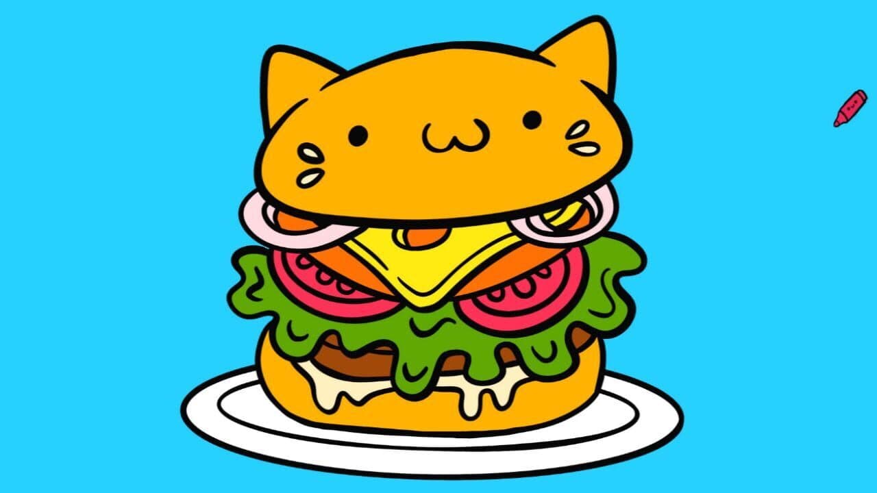 Draw and Color: Kawaii screenshot 1