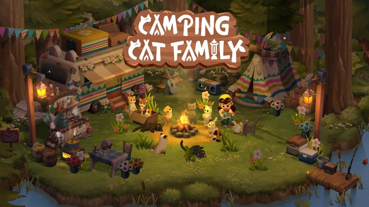 Camping Cat Family thumbnail 3