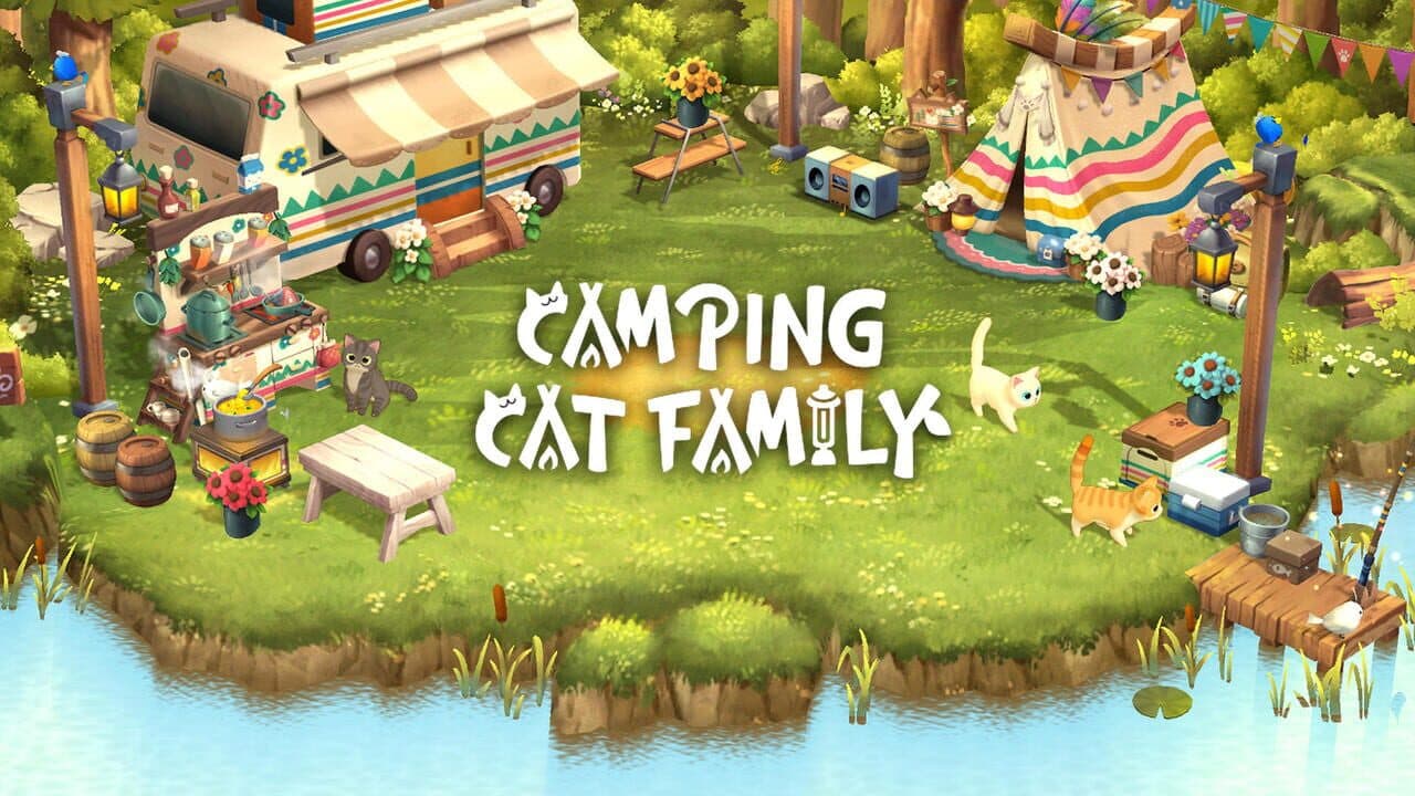 Camping Cat Family thumbnail 4