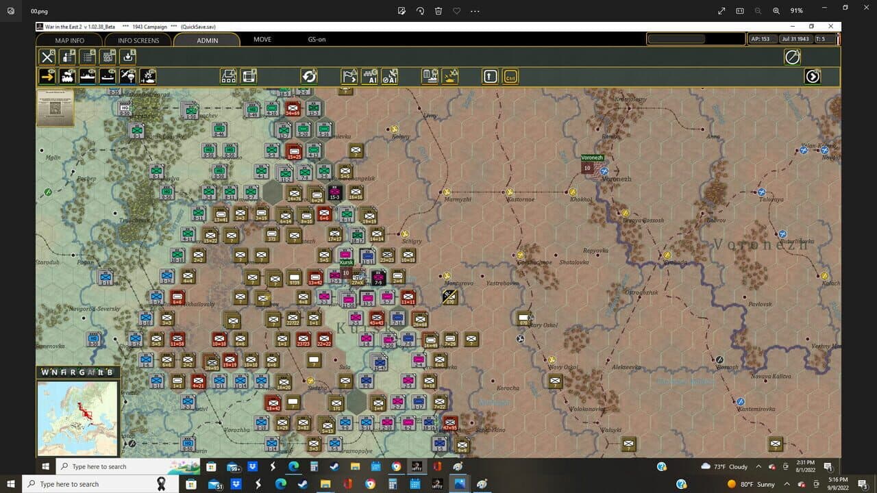 Gary Grigsby's War in the East 2: Steel Inferno thumbnail 8