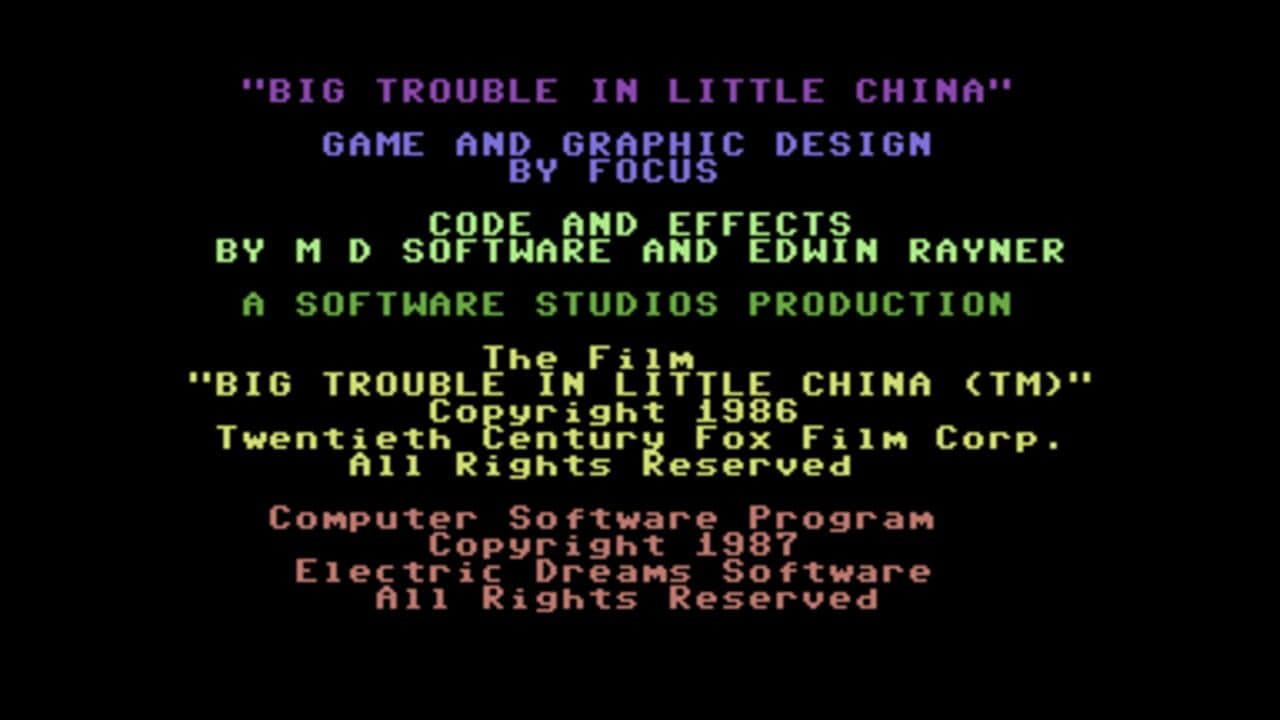 Big Trouble in Little China thumbnail 12