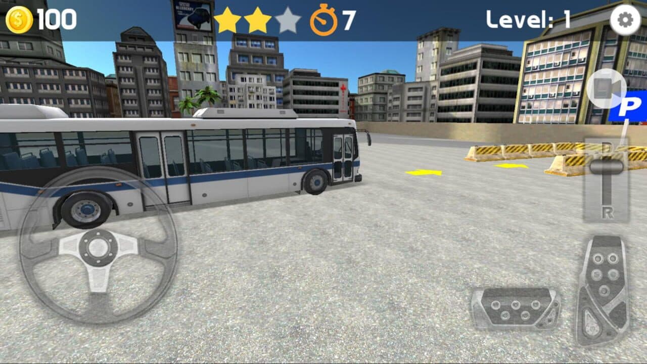 Bus Parking 3D thumbnail 3