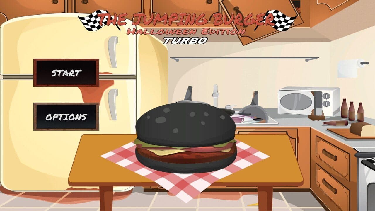 The Jumping Burger: Halloween Edition - Turbo screenshot 1