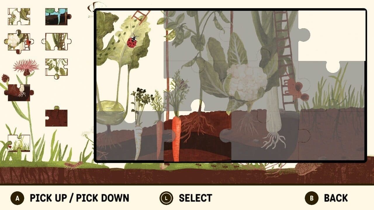 Little Mouse's Encyclopedia: Garden Puzzle screenshot 1