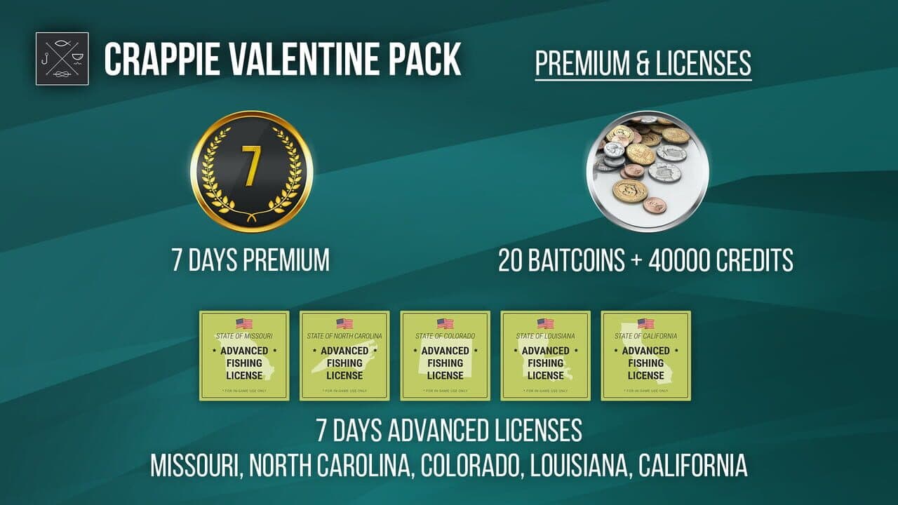 Fishing Planet: Crappie Valentine Pack thumbnail 3