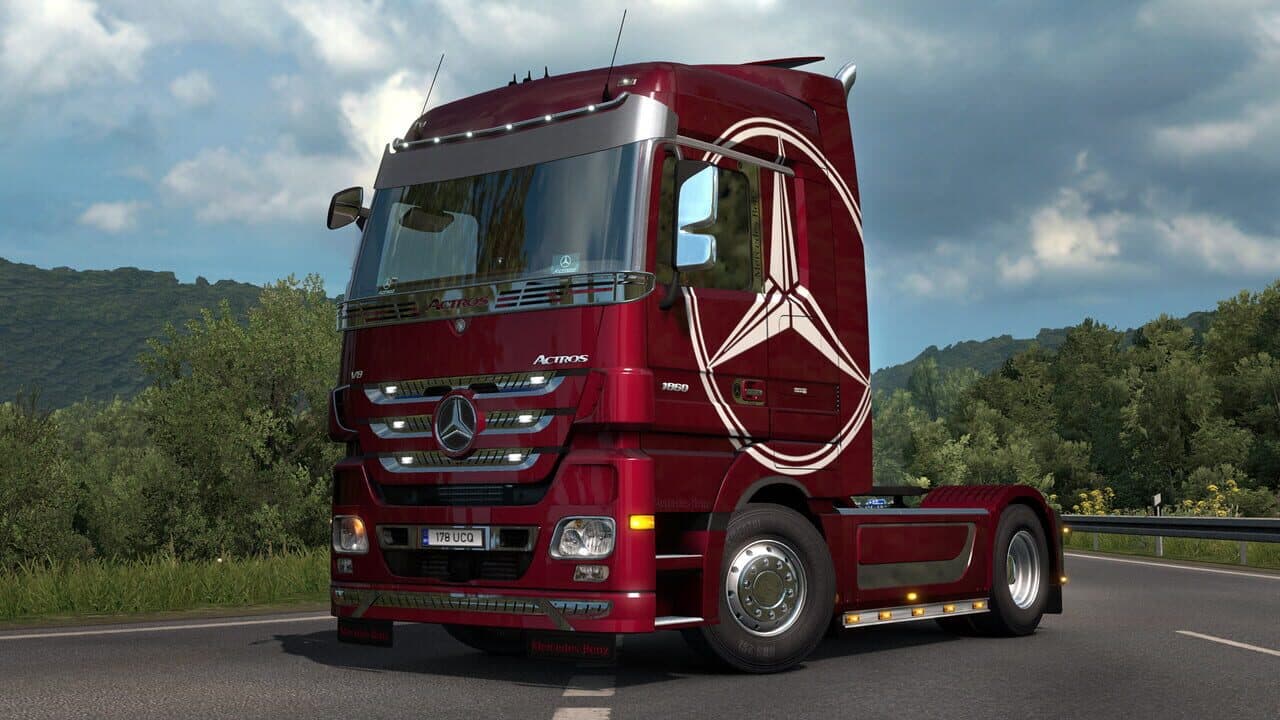 Euro Truck Simulator 2: Actros Tuning Pack screenshot 1