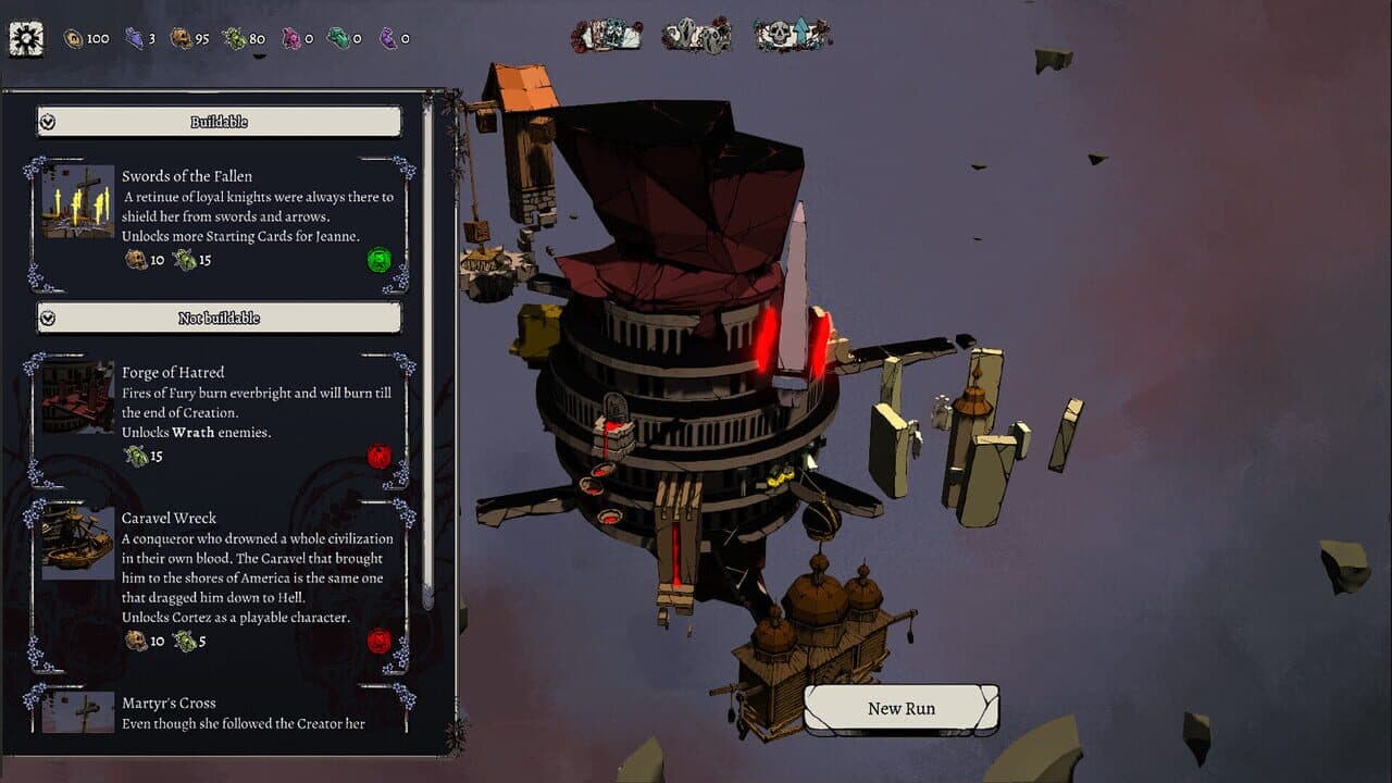 Nadir: A Grimdark Deckbuilder screenshot 1