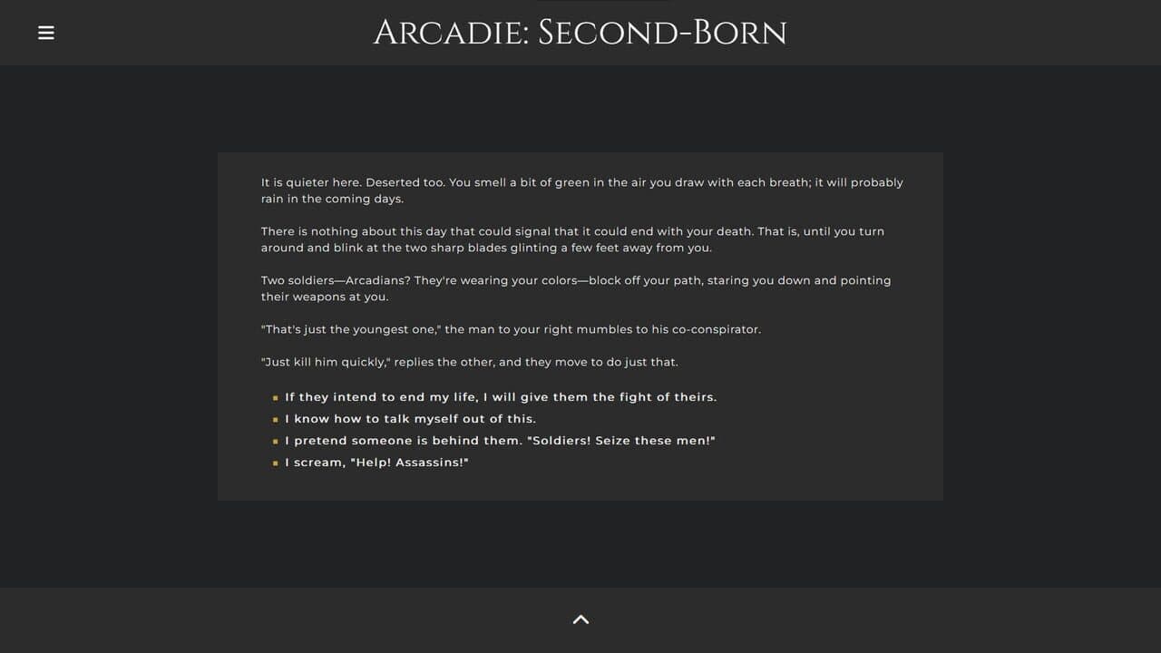 Arcadie: Second-Born screenshot 1