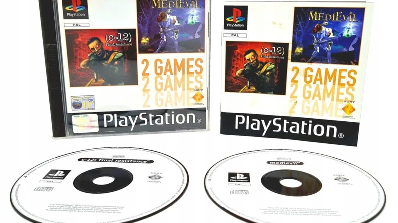 2 Games I MediEvil & C-12: Final Resistance screenshot 1