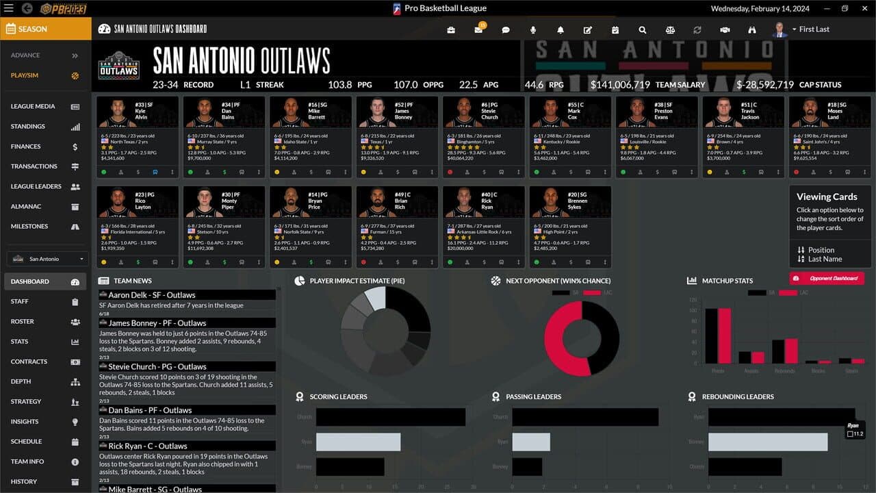 Draft Day Sports: Pro Basketball 2023 thumbnail 5
