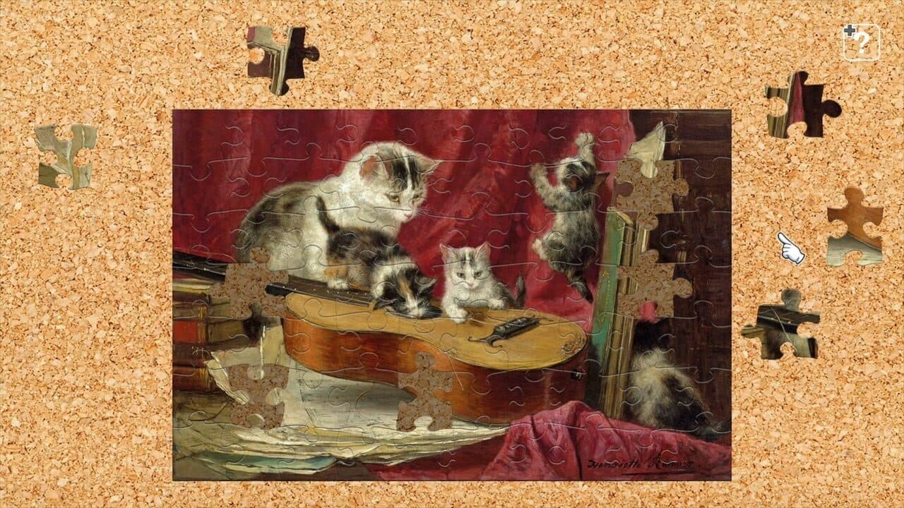 Jigsaw Masterpieces: Masterpieces of World - Dogs and Cats in the Painting screenshot 1