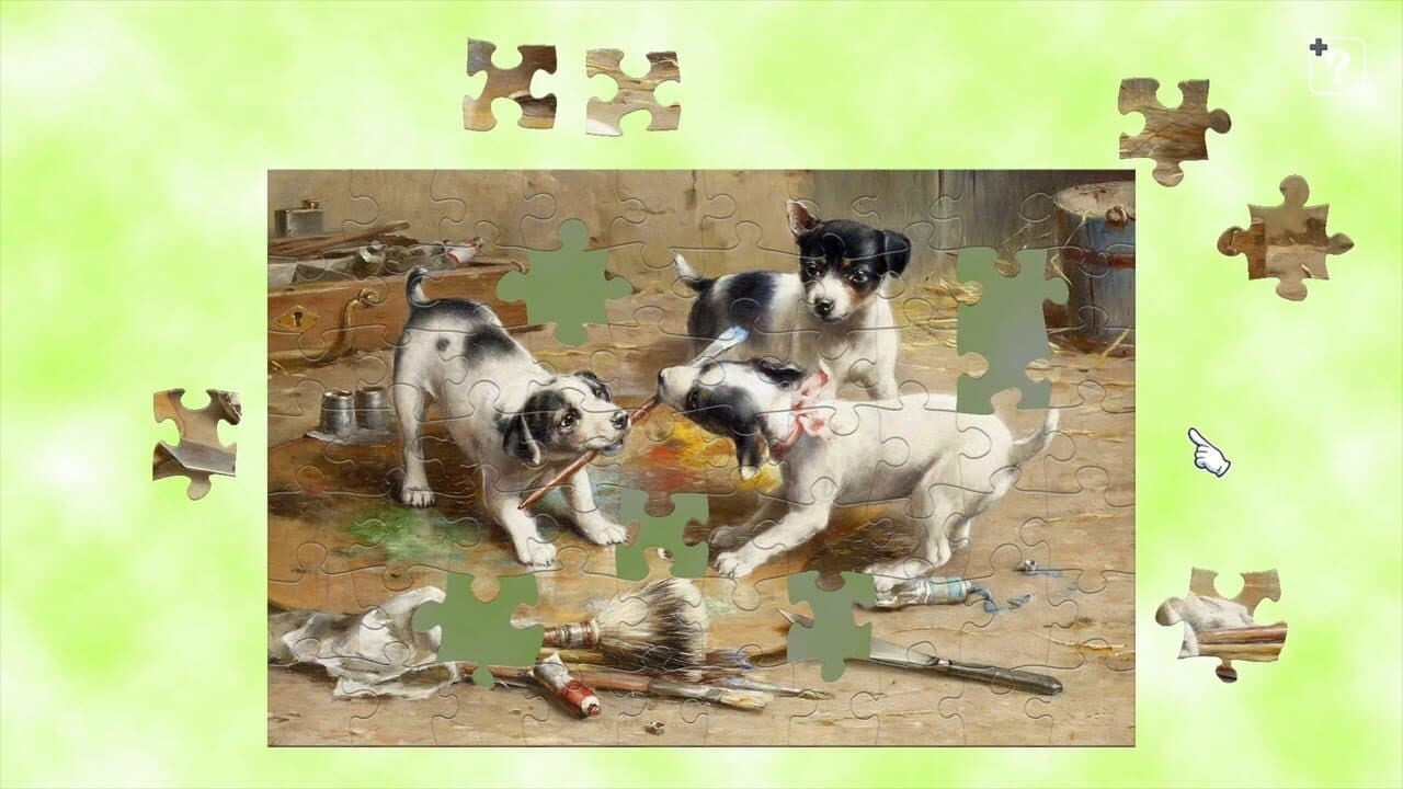 Jigsaw Masterpieces: Masterpieces of World - Dogs and Cats in the Painting thumbnail 2