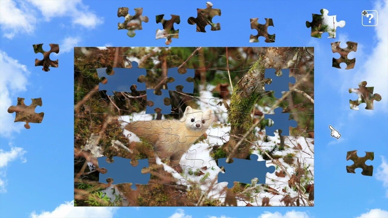 Jigsaw Masterpieces: Animals in Snow screenshot 1
