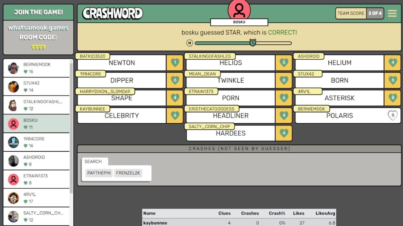 Crashword screenshot 1