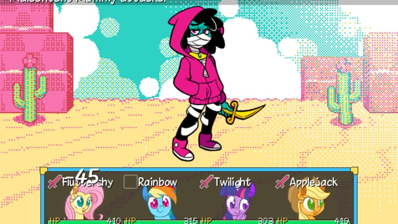 Super Lesbian Horse RPG screenshot 1