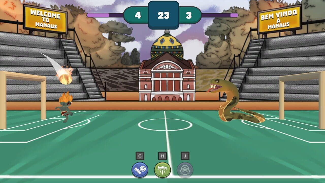 Lendas do Pebol: Mythic Football screenshot 1