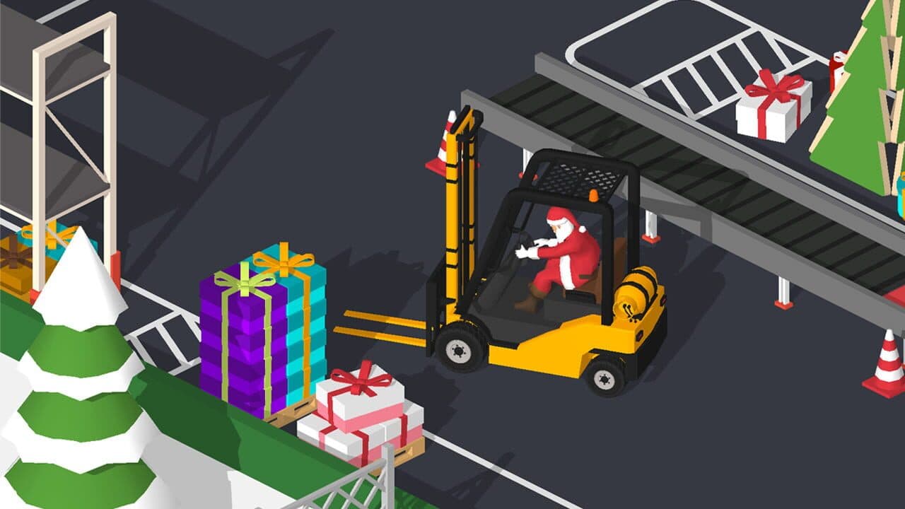 Forklift Extreme: Santa's Workshop screenshot 1