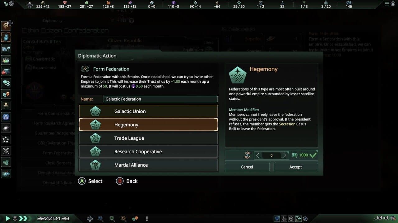 Stellaris: Console Edition - Federations thumbnail 2