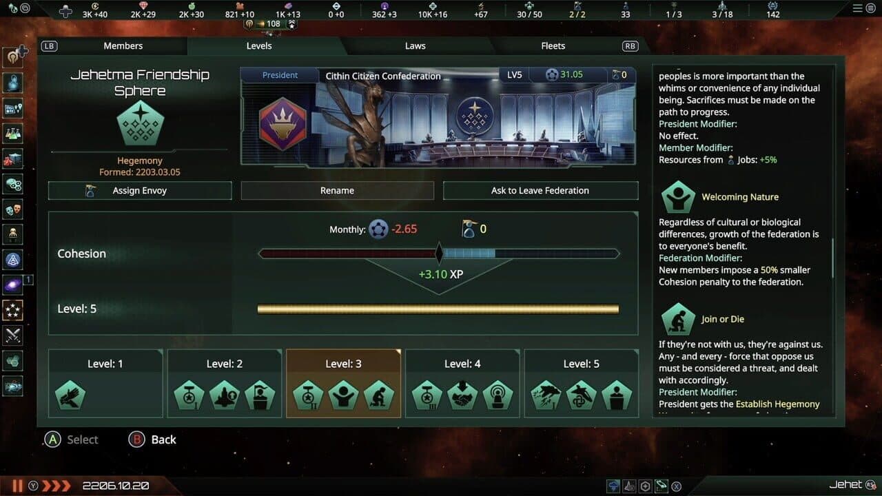 Stellaris: Console Edition - Federations thumbnail 4