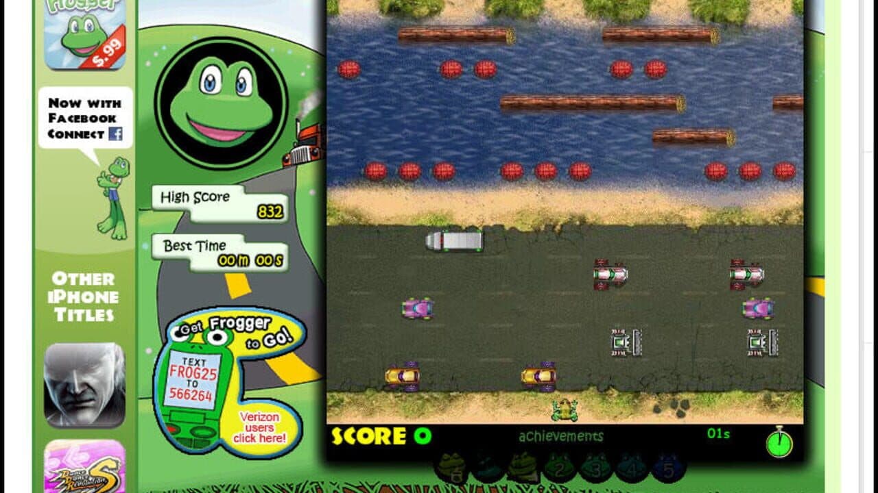 Frogger screenshot 1