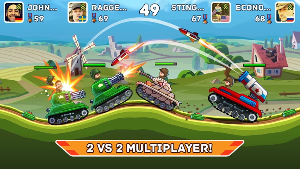 Hills of Steel screenshot 1