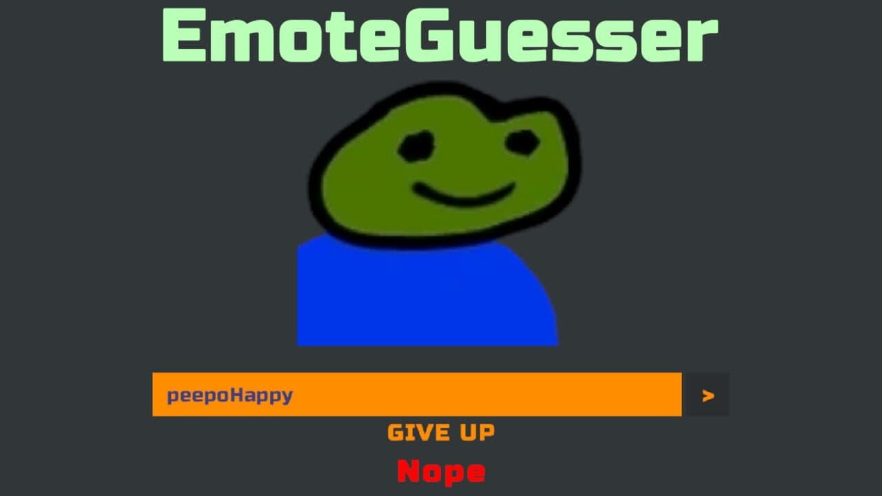 EmoteGuesser screenshot 1