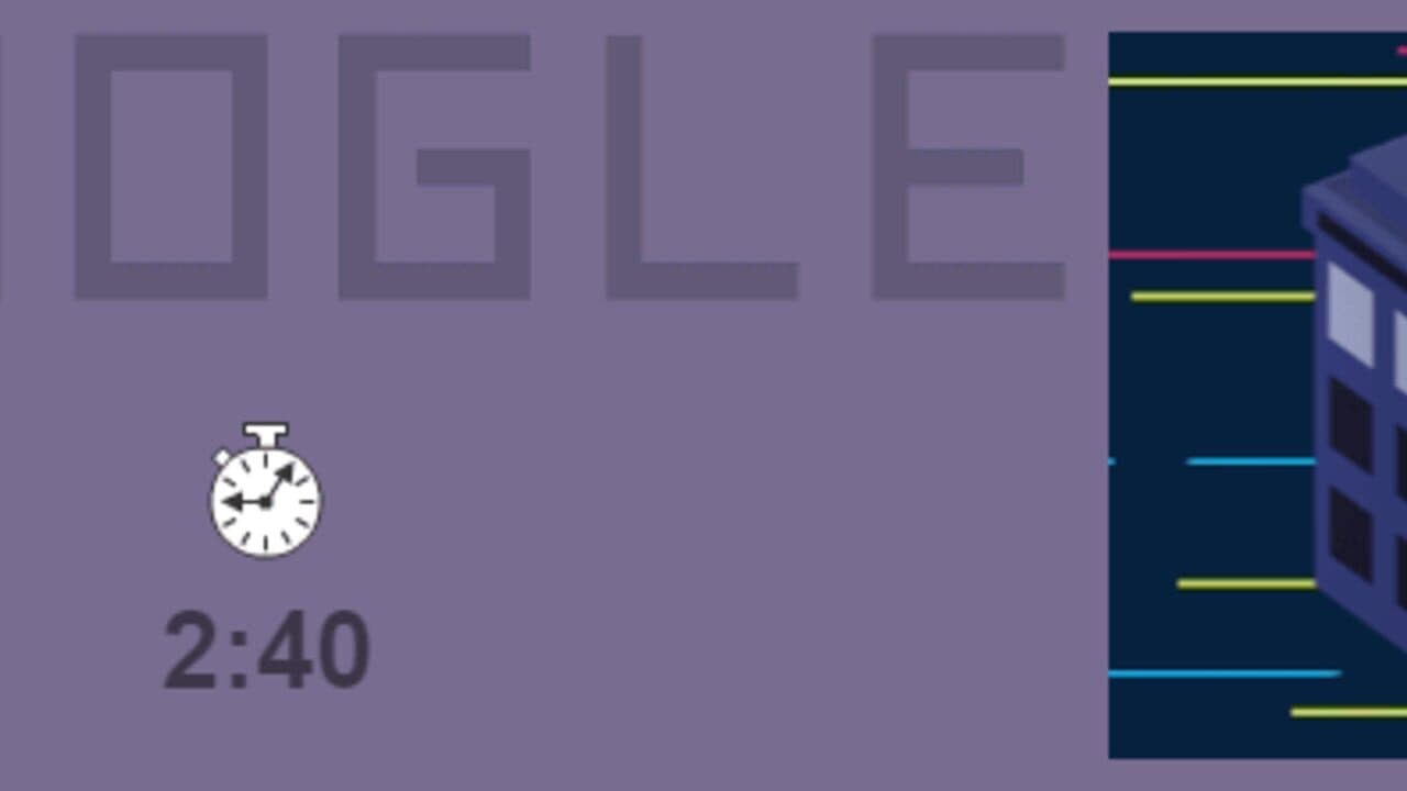 Google Doodle: Doctor Who 50th Anniversary thumbnail 4