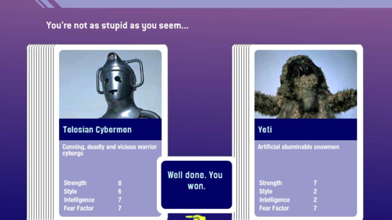 Doctor Who Trumps thumbnail 3